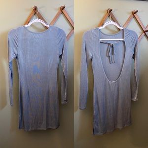LIONESS (size small) NWT dusty blue Montana Mini Dress